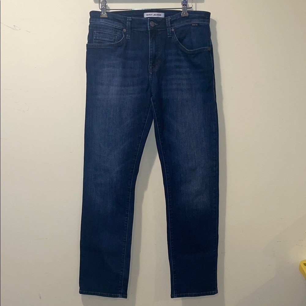 Men’s Mavi Mid Rise Zach Straight Leg Jeans